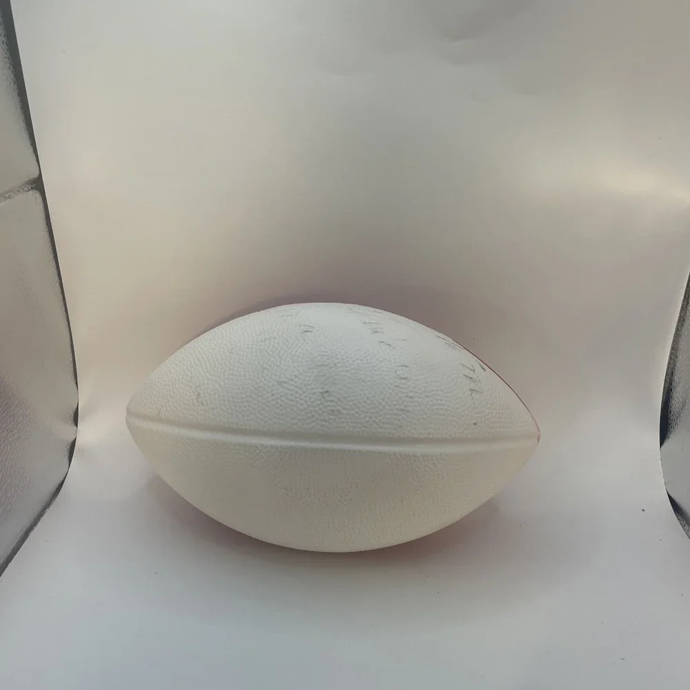 Hutch Official NFL Super Bowl XXVI White And Red Blue 1990 Souvenir Football